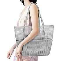 Amazon.co.jp: [Mottace] プールバッグ ビーチバッグ メッシュバッグ