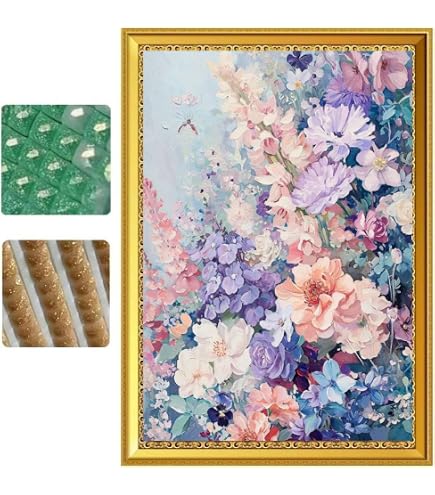 Amazon.co.jp: AN-diaart オーロラビーズ使用 ダイヤモンドアート