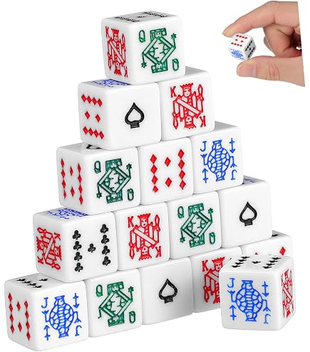 Amazon | 約20個 12mm 6面 ポーカーダイス ポーカーカードゲーム