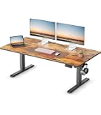 Amazon | FEZIBO 昇降デスク ローデスク 高さ48-72cm 幅120cm オフィス