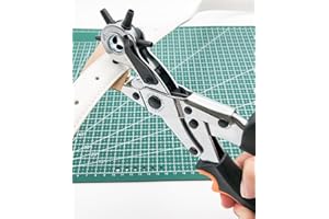 ベルト 穴あけパンチ ベルトの穴開け ベルトの穴あけ ベルト穴あけ器具 レザーパンチ サイズ 2mm～4.5mm レザーとベルト、ボール紙、プラスチック 時計のストラップ、バッグのストラップなどのDIYに適しています