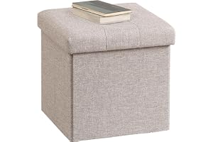 不二貿易 収納スツール 収納ボックス 幅31×奥行31×高さ30.5cm ライトグレー オットマン 耐荷重80kg 折りたたみ ボックススツール ハント 85991