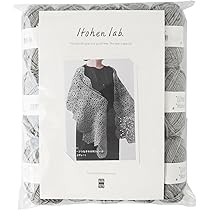 Amazon | 原ウール knitworm 編み物キット モチーフ編みの大判ショール