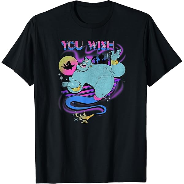 ジーニー ヴィンテージTシャツ Amazon | ディズニー アラジン ジーニー ネオン拍手サイン