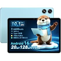 Amazon.co.jp: タブレット 10インチ Android16 Wi-Fi モデル 20GB+