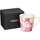 NARUMI(ナルミ) マグカップ フローラルパラダイス 290cc ピンク 花柄 華やか かわいい おしゃれ カラフルなデザイン プレゼント ギフトボックス付き 51070-2773P