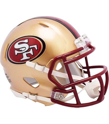 Riddell サンフランシスコ・フォーティナイナーズ ヘルメット オーダー］リデル NFL レプリカヘルメット（1/1サイズ） 49ers
