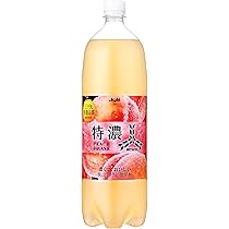 Amazon.co.jp: アサヒ飲料 三ツ矢特濃ピーチスカッシュ 1.5L×8本