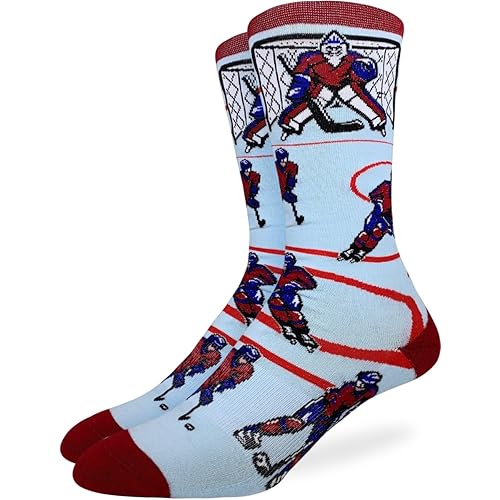 Good Luck Sock Men's Fish and Ocean Animal Socks, Adult