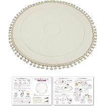 Amazon.co.jp: 【保育士が監修】 サニーマット 円形 洗える ベビー