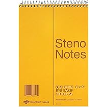 Reporter's Notebook - 4x8 Inch Spiral Notepad, Pittman Ruled, Pack Of 12