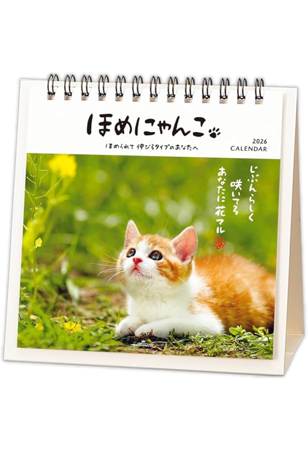 S2】 2026 にゃん プチカレンダー (永岡書店のカレンダー) | 森田米雄