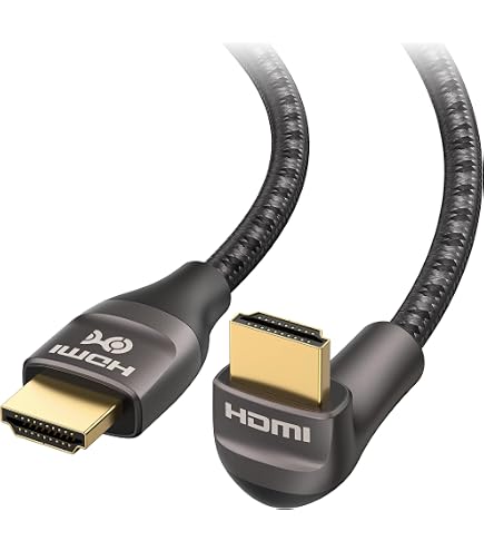 Amazon | Cable Matters 8K HDMI ケーブル 2m HDMI L字 270度 8K 120Hz