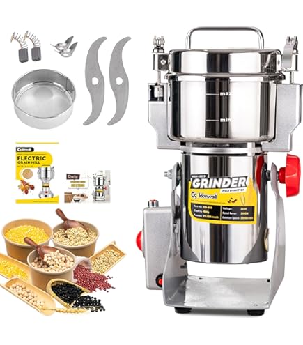 Amazon.co.jp: [コナッピー] 家庭用強力製粉機 乾燥食品、野菜、お米