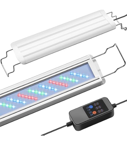Amazon.co.jp: FEDOURフルスペクトル水槽照明LEDライト：タイマー付き