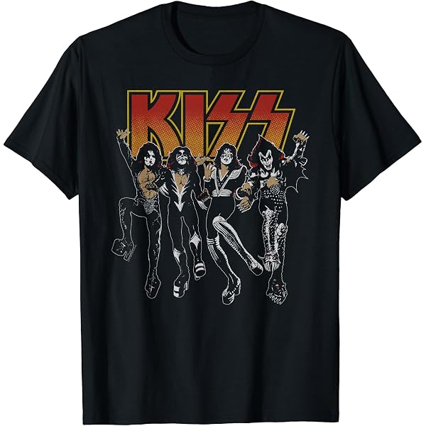 Amazon | キッス-1978 ピータークリス Tシャツ | Tシャツ・カットソー 通販
