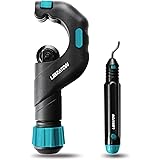 LIBRATON パイプカッター 切断能力5～50mm ステンレス用 チューブカッター HSSバリ取りバー付き 銅管・アルミ管・薄肉ステンレス鋼管・厚肉塩ビ管対応可能