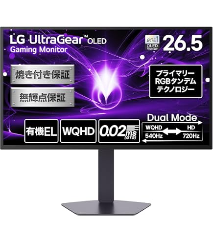 Amazon.co.jp: 【VGP 2026 Summer 金賞】LG ゲーミングモニター LG