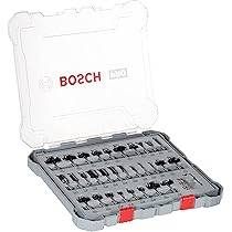 BOSCH - 専用 Amazon | Bosch Professional 2607017476 30-Piece Set Router