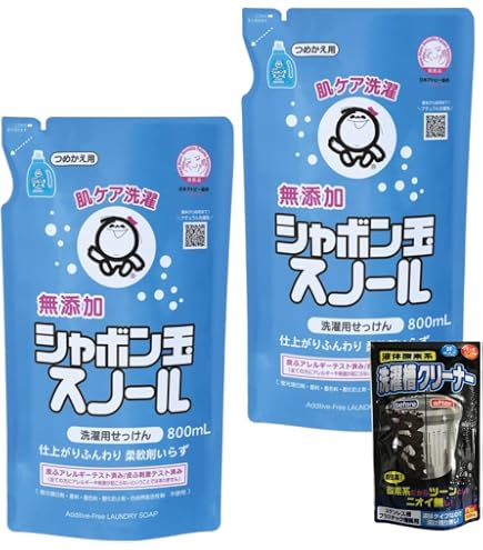 シャボン玉スノール つめかえ用 800ml×2セット