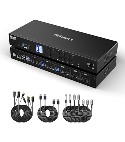 Amazon.co.jp: TESmart KVMスイッチ 16ポート HDMI | 4K 30Hz Ultra HD