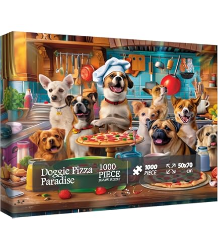 1000 Piece Pizza Parlor Jigsaw Puzzle - Colorful Retro Diner Scene Springbok