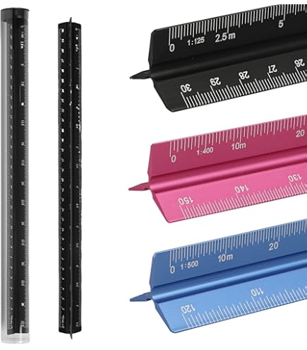 Amazon | クツワ HiLiNE 折り畳みアルミ定規 XS31BL ブルー