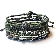 Amazon Wakami ワカミ ブレスレット Earth Bracelet 7 アンクレット メンズ レディース ペア ビーズ パーツ アクセサリー ブレスレット 通販