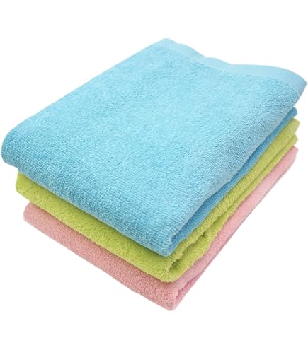 Amazon｜kosugizen スマートバスタオル 40×120㎝ 3色セット SV-4401-3