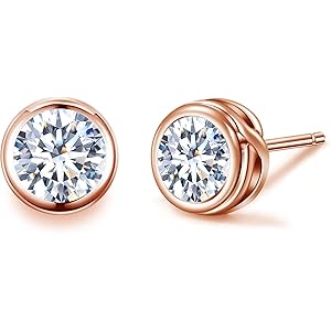 Yaotian ピアス レディース 人気 最高級ジルコニア ピアス 「X」 金属アレルギー対応 ピアス 18金 プラチナ…