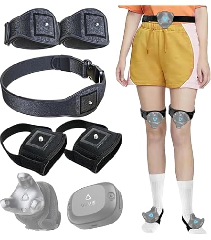 Amazon | AMVR 5個 フルボディストラップ HTC Vive VRトラッカー