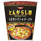 日清 とんがらし麺 うま辛トマト&チーズ味 66g