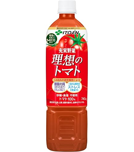 Amazon.co.jp: 伊藤園 充実野菜 理想のトマト 740gペットボトル×15本入