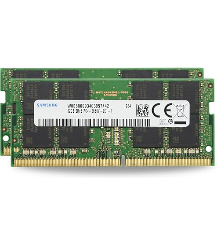 Crucial 64GB Kit (32GBx2) DDR4 2666 MT/S CL19 SODIMM 260-Pin