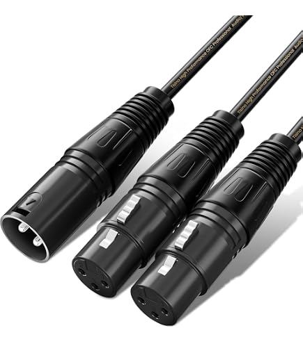Amazon | BELDEN ベルデン 1503A XLRメス3Pin - XLRオス3Pin ×2 分岐