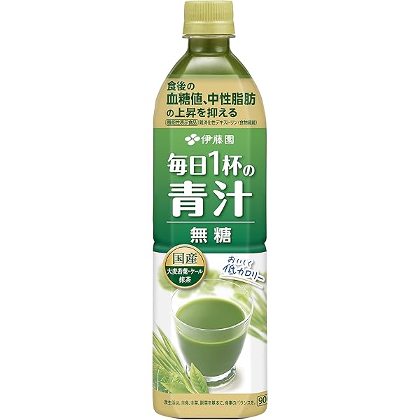 Amazon.co.jp: 伊藤園 ごくごく飲める 毎日1杯の青汁 900g×12本