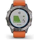 GARMIN(ガーミン) fenix 6 Sapphire Ti Gray 音楽再生機能 マルチスポーツ型GPSウォッチ 最大13日間稼働 【日本正規品】