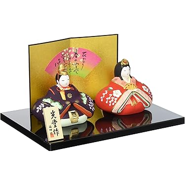 雛人形　平飾りセット　コンパクト 雛人形 コンパクト 収納 プレミアム平飾りセット｜本仕立て金台