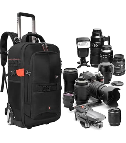 Amazon | Neewer 2-in-1車輪付きカメラバック 荷物用トロリーケース