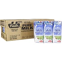 Pauls Pure Uht Milk 250ml Pack Of 24 Amazon Sg Grocery Gourmet Food
