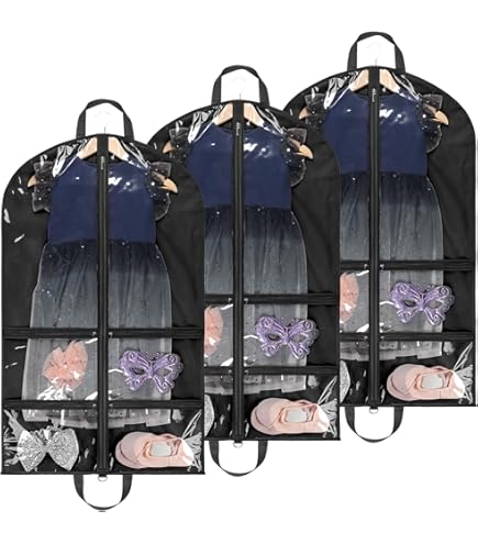 Clothing Bags Dance Costume Bags With Pockets Dance Garment Bags