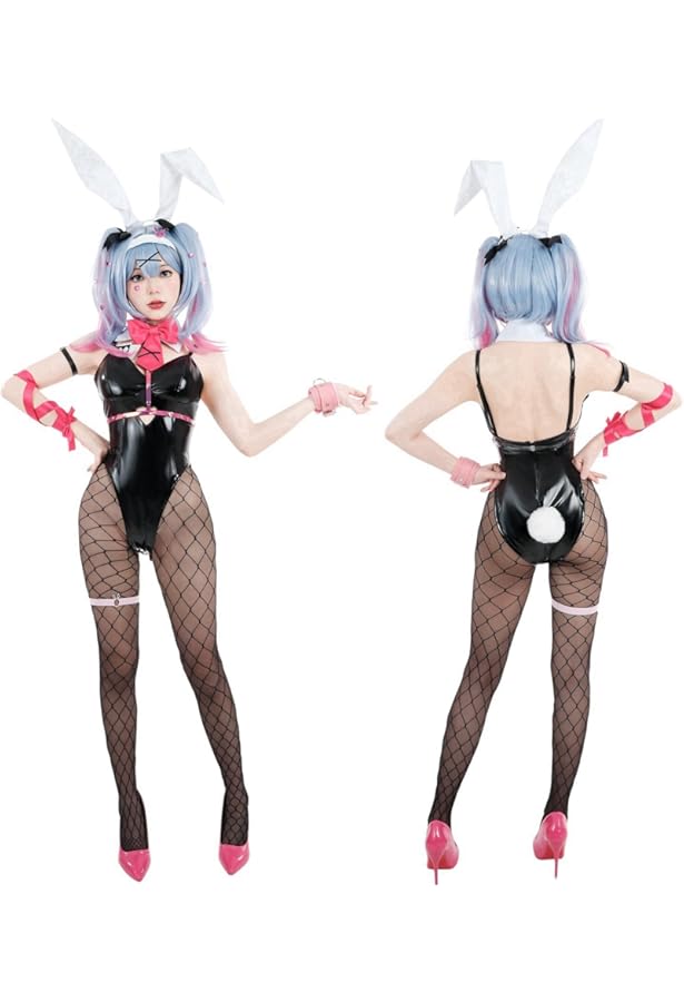 Amazon.co.jp: 初音MIKU コスプレ衣装 ラビットホール ウィッグ付き
