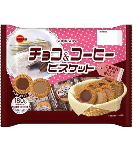 Amazon.co.jp: チョコ ＆ コーヒー ビスケット 216枚108袋