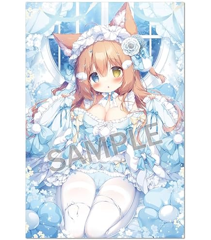 Amazon.co.jp: 桃豆こまもち 和メイドこまこちゃん B2タペストリー  