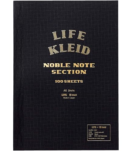 Amazon.co.jp: ライフ ノート ノーブルノート 無地 A5 N36 : 文房具