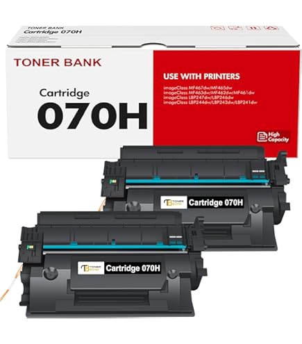 Amazon.co.jp: 070トナーカートリッジ ブラック 2個パック Canon 070