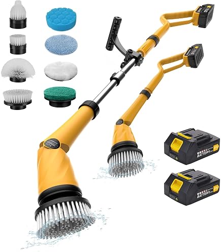 【特価セール】StarVal 電動バスクリーナー 2ハンドル構造 伸縮式61～1 Amazon｜StarVal 電動バスクリーナー 2ハンドル構造 伸縮式61～117cm
