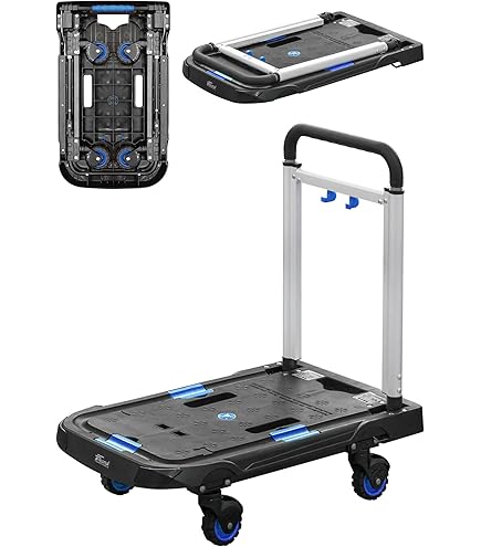フラットキャリーSFK-99 SFK-99 スーパーフラットキャリー ゼクソン 荷重120kg ゴム車輪 樹脂製