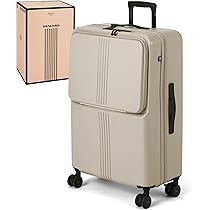 Amazon | [MAIMO] スーツケース Lサイズ フロントオープン ストッパー