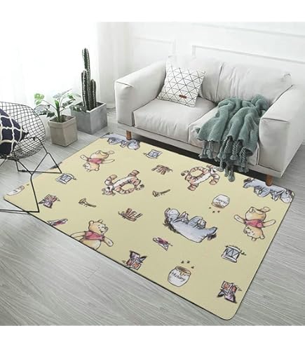 Amazon | くまのプーさん ラグ カーペット 洗える ラグマット 滑り止め